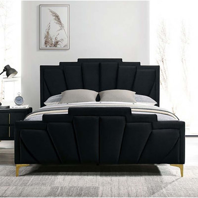 Lit plateforme tapissier Rondol
