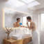 Kozlov Miroir de Salle de Bain DEL Intelligent 60 po x 30 po avec Écran Tactile - Miroir Bluetooth avec Haut-Parleurs Intégrés, Technologie Anti-Buée Automatique, Éclairage Économe en Énergie et Design sans Cadre-977142871