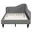 L-Shaped Linen Daybed, With Solid Wood Legs-1500663389-1500663391
