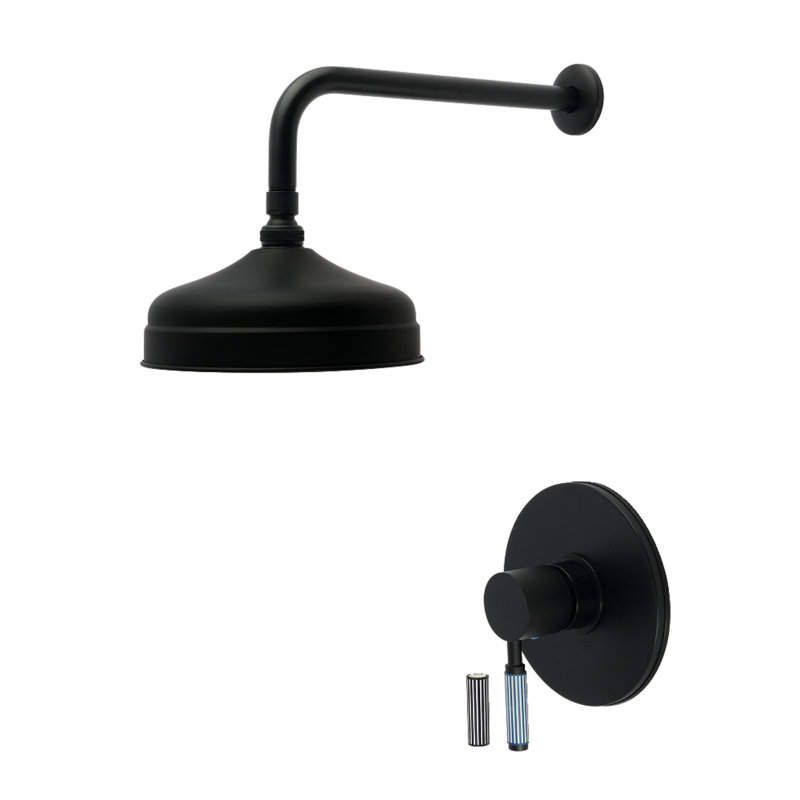 Kingston Brass Verona Single-Handle Pressure Balanced Shower Faucet, Brushed Brass