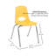 Chaise de classe empilable 18 po-128718767