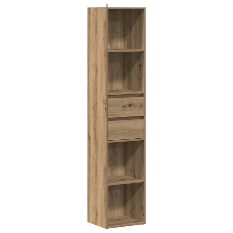 Atherton 171cm H x 36cm W Standard Bookcase, Artisan Oak