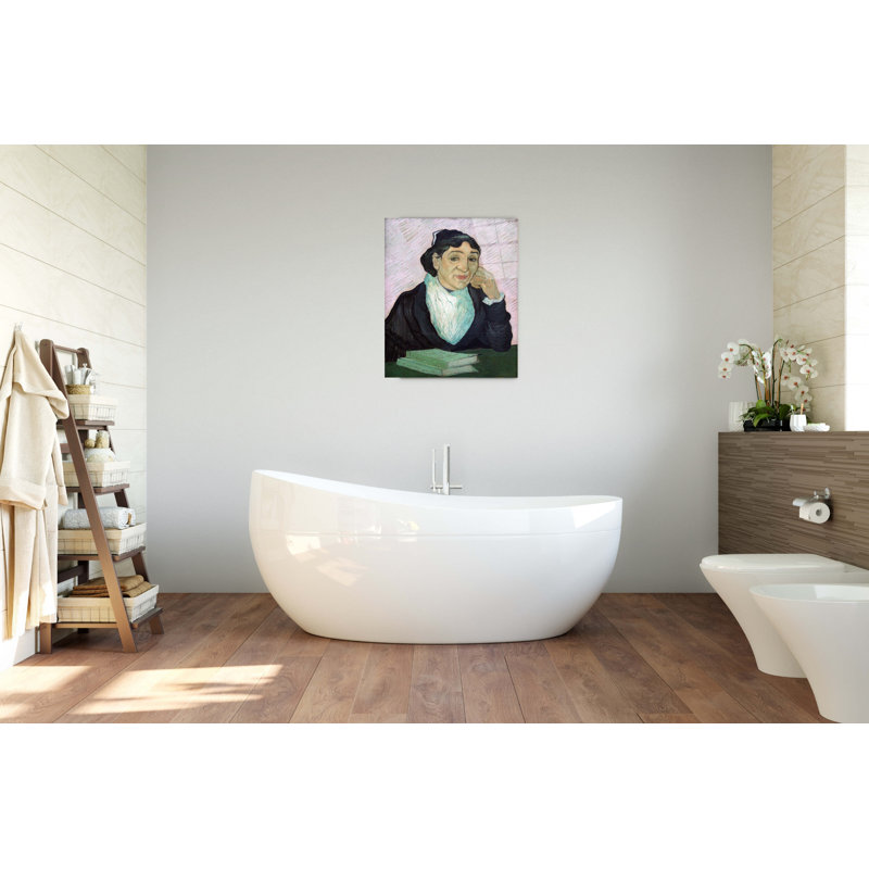 Portrait of Madame Ginoux By Van Gogh Vincent 80cm H X 60cm W CrystalArt Material Acrylic Glass Effect, Frameless Panel Lightweight Ready to Hang