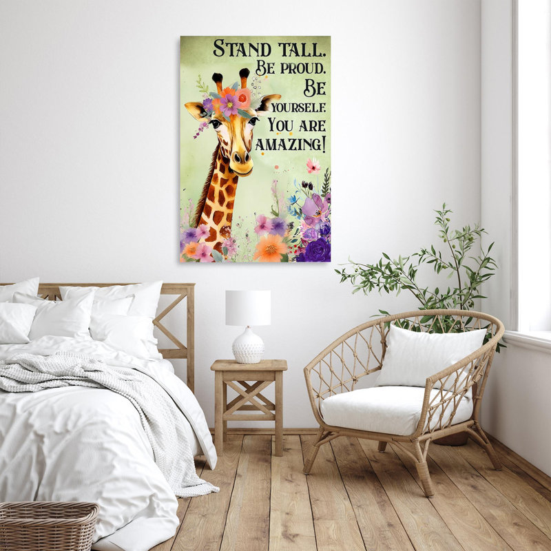Kymarley Giraffe You Are Amazing 2, H 36 po x l 24 po x P 1,25 po