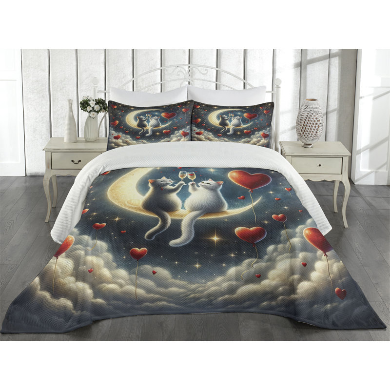 Polyester Coverlet, King Coverlet + 2 Standard Shams