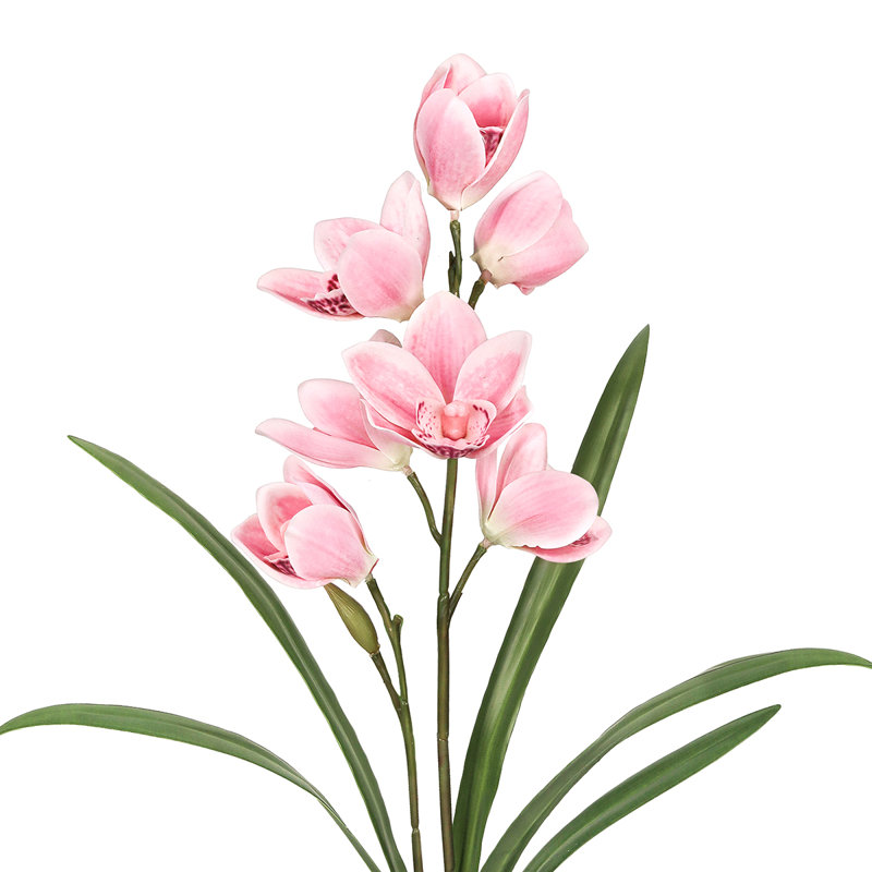 Vaporisateur de tige de plante artificielle Cymbidium Orchid, Rose