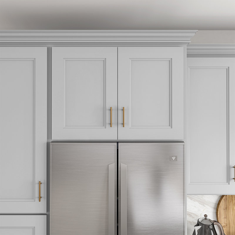 Oven Cabinet, 24", Newport White