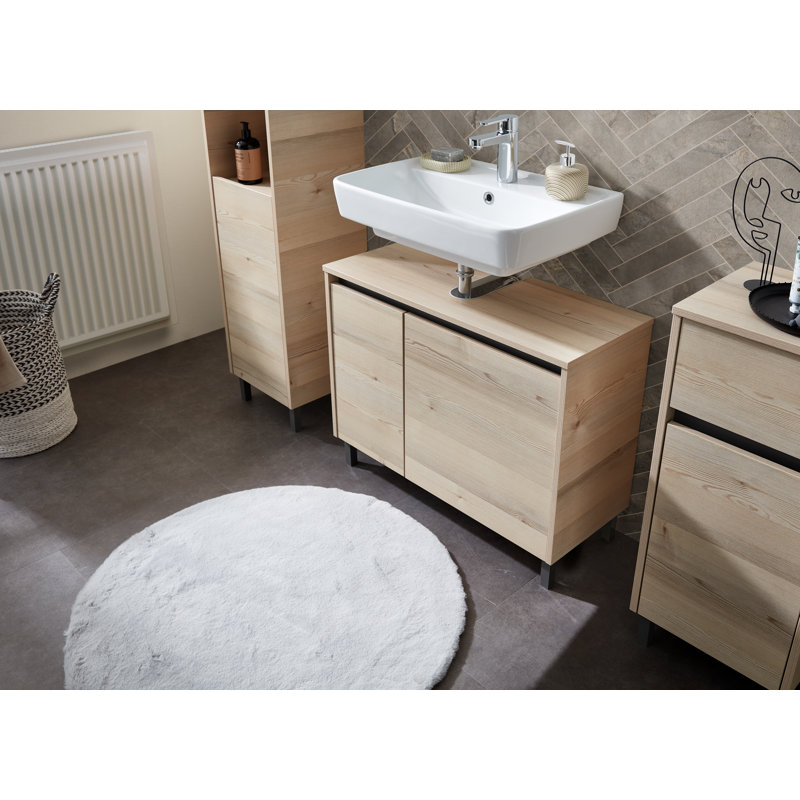 80cm Single Bathroom Vanity Base Only