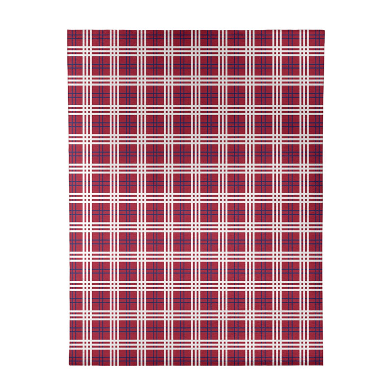 Plaid Indoor Rug, Rectangle 9' x 12'