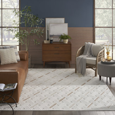 Tapis d'intérieur ivoire beige moderne