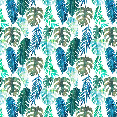 Feuille tropicale 2 vert