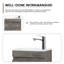 Amnicon 40mm Single Bathroom Vanity with Drop In Resin Basin-1278100087