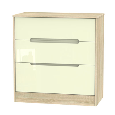 Fully Assembled Vernon 3 Drawer Chest