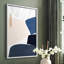 Impression sur toile Denim and Sand II - bois massif-57250455-57250450