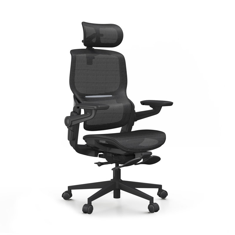 Ergonomic Office Chair with 136° Tilt, 3D Headrest, 5D Armrests