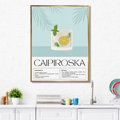 «Lime Caipiroska», impression d'art mural