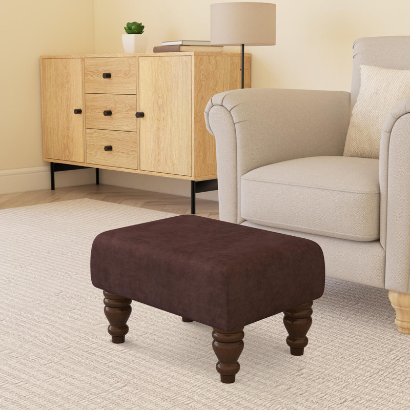 Autryville Wood Turned Leg, Mahogany, Burgandy Dark Red, Velvet