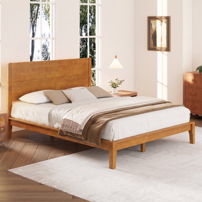 Timberhaven Mid-Century Modern Platform Bed