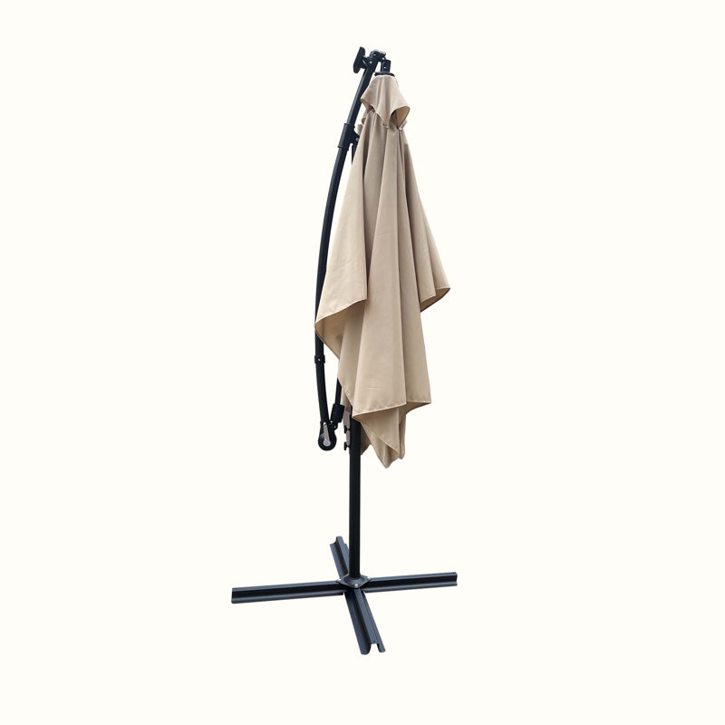 Parasol Taibah avec contrepoids inclus, Tanné