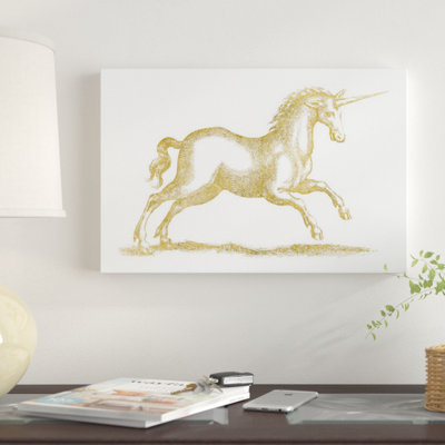 « licorne imaginaire », impression sur toile