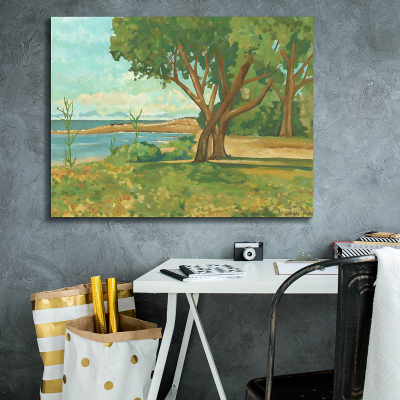  «Mini Western Vista 3» par Chariklia Zarris, art mural sur toile, 34 po x 26 po, H 26 po x l 34 po