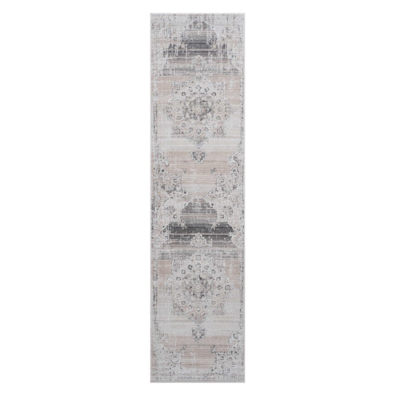 Collection Cream/Beige /Medallion Non-Shedding Living Room Bedroom Dining Home Office Stylish And Stain Resistant Area Rug
