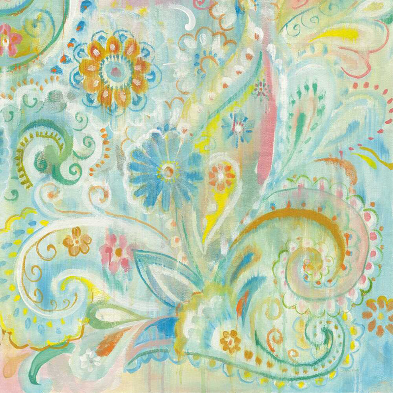 Spring Dream Paisley III, H 30 po x l 30 po
