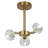 3 - Light Sputnik Sphere Chandelier