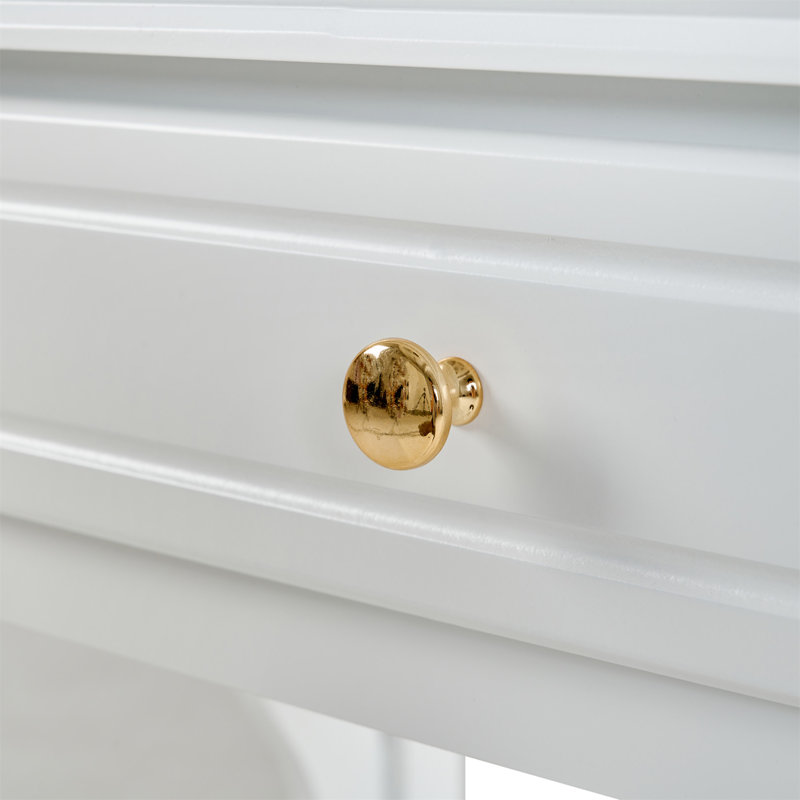 Coiffeuse compacte avec miroir réversible