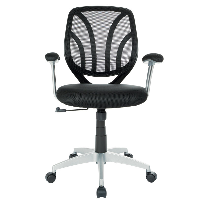 Ventilated Mesh Task Chair, Black