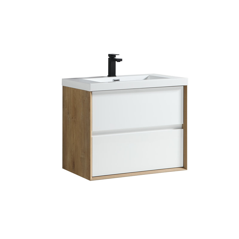 Ensemble de meuble-lavabo simple 35 po Seavy, Blanc