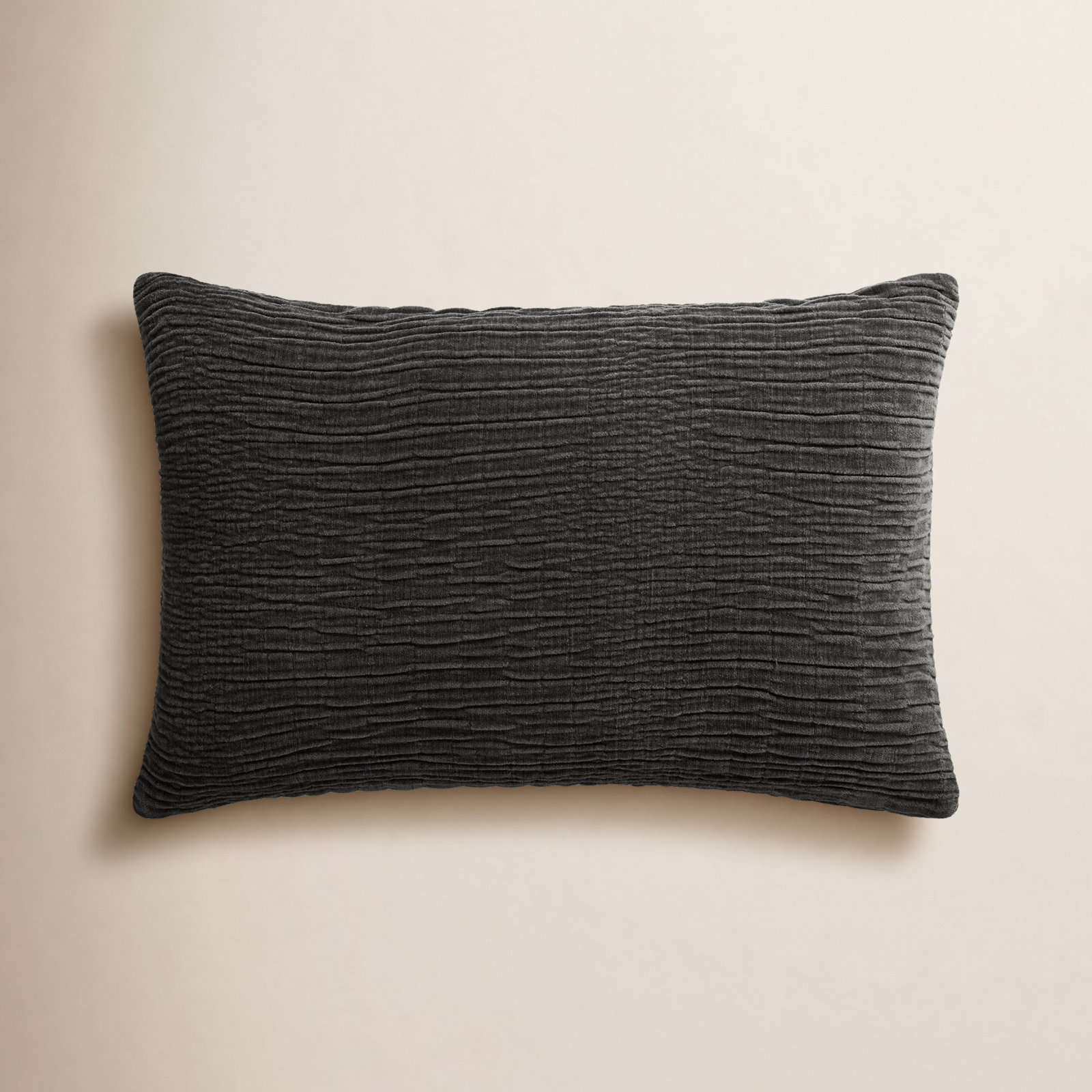 Edan Throw Pillow, Charcoal, 13" x 21", Pillow Cover Only - No Insert