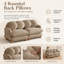 Canapé en chenille Veloria Comfy-94530418