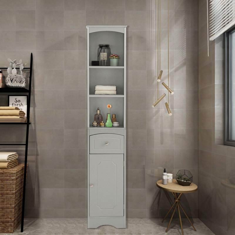Gulshat Bathroom Cabinet, Gray