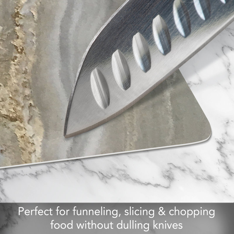 Chop Chop Quartz 1 Pack Designer Flexible Cutting Mat 15 Inch By 11.5 Inch