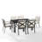 Halles 6 - Person Patio Dining Set with Rectangular Table , Cushions Included-1349393930