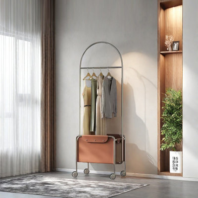 High Quality Coat Rack with Saddle Leather