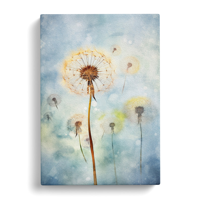 Dandelion Abstract - Wrapped Canvas, 50cm H x 35cm W x 3cm D