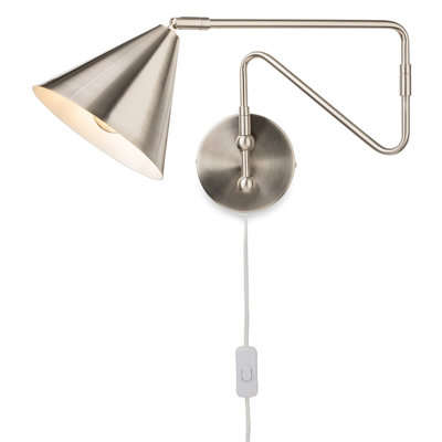 Plug-in Swing Arm Sconce