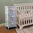 3 Drawer Wooden Cabinet with Wicker Storage Baskets and White Bear Design for Home Organization