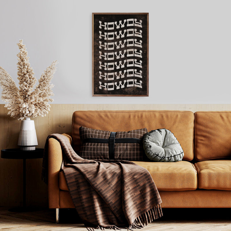 Howdy Repeat, Brown, 24" W x 36" H