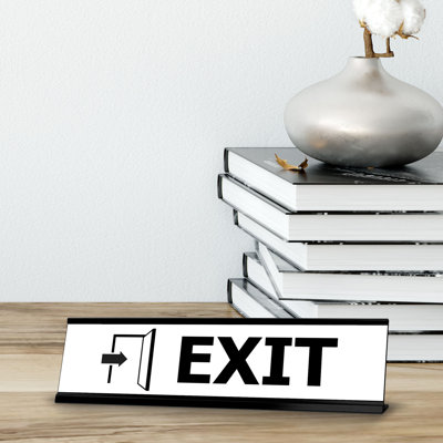 Exit Desk Sign