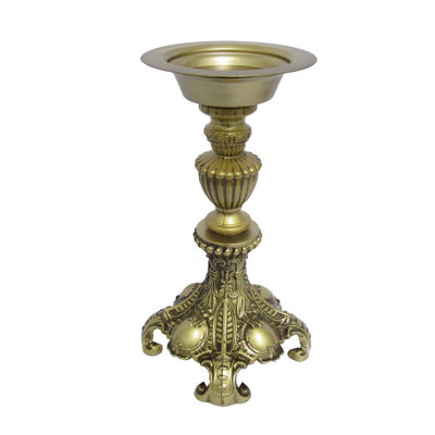 12.25'' H Metal Tabletop Candlestick