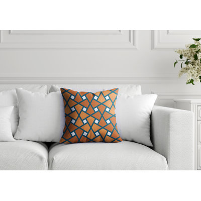 Housse de coussin Phillipa Diagonal Squares