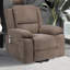 Fauteuil inclinable électrique avec massage, poche latérale-106363837