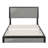 Barcelona Linen or Faux Leather Upholstered Platform Bed Frame with Adjustable Headboard, Heavy Duty Slat Support System, No Box Spring Required - Boyd Sleep-407510128-507699962