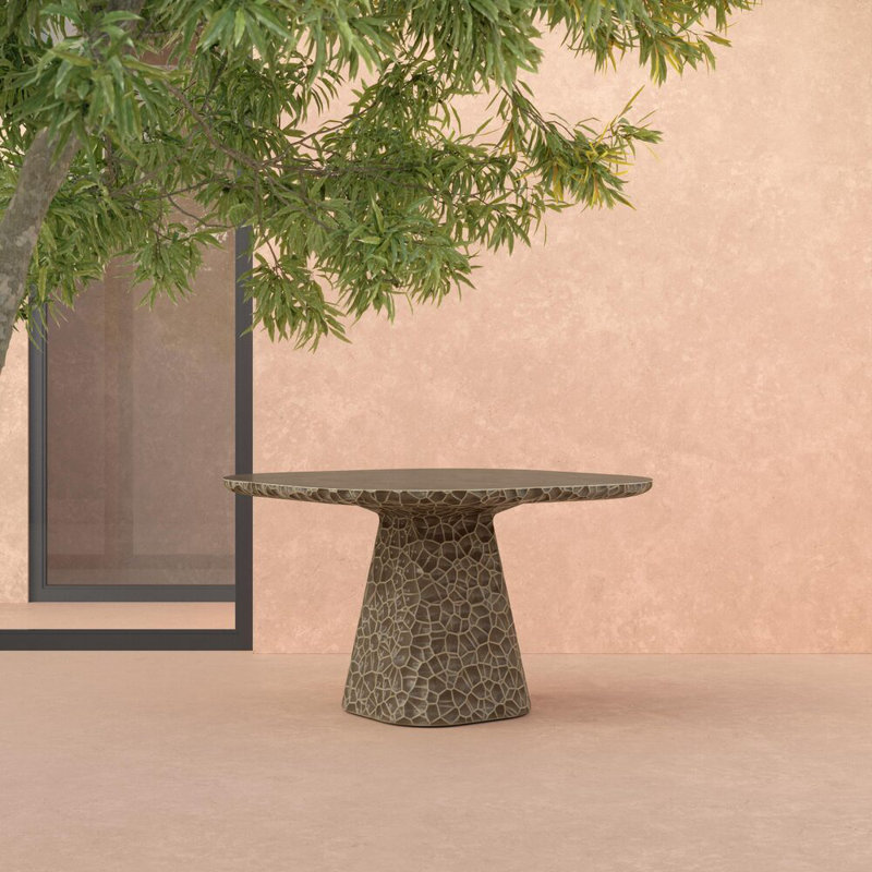 Panama 48" Dining Table Oat, Brown, Brown