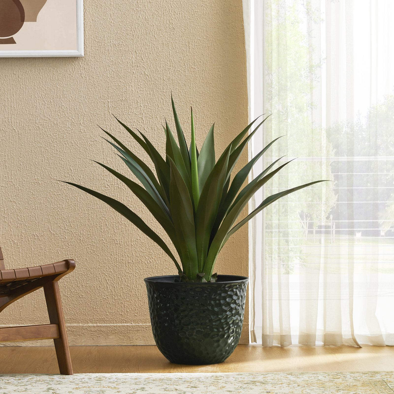 15" Pot Planter, Green