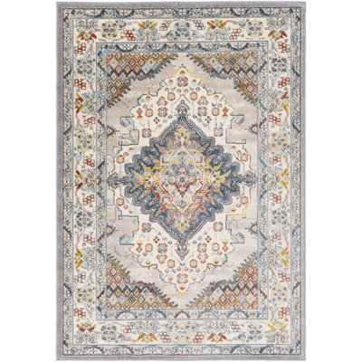 Kucera Flatiron Oriental Gray Area Rug