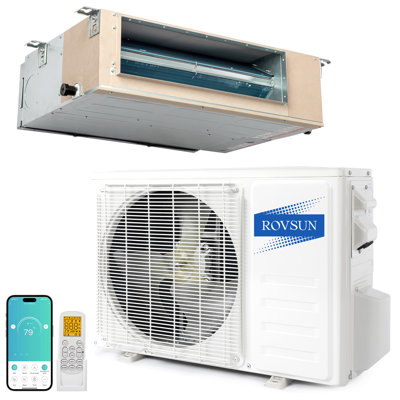 Mini climatiseur à deux blocs 24 SEER2 9 500 BTU WIFI avec onduleur 230V